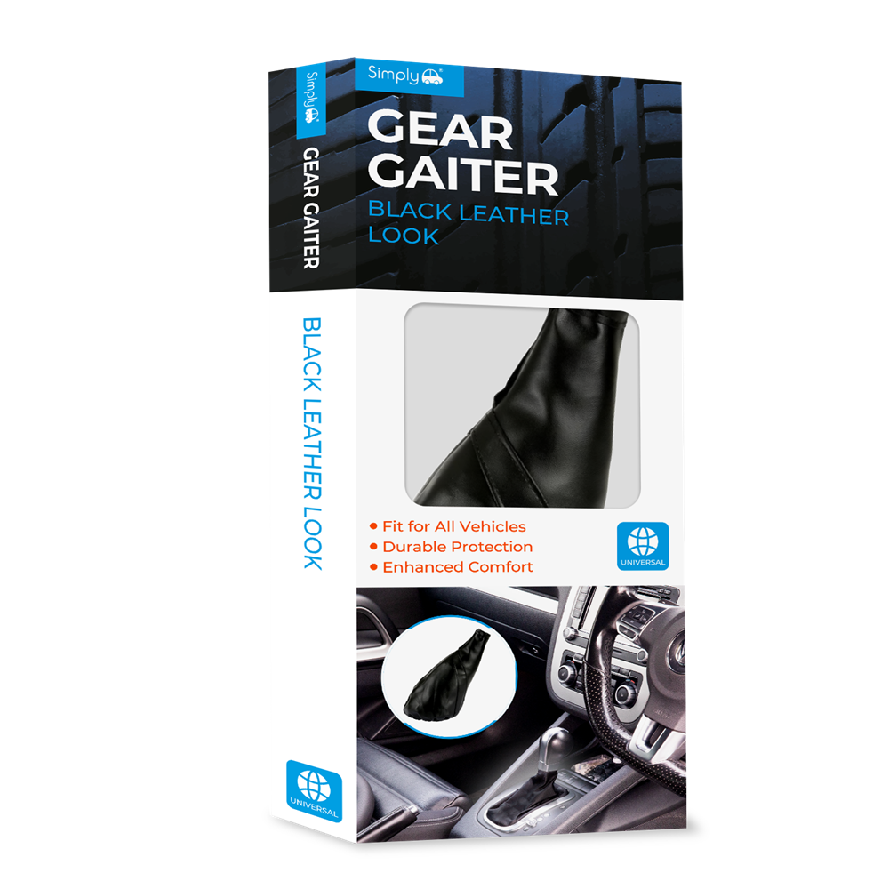 SGG01 Simply Auto Black Gear Gaiter