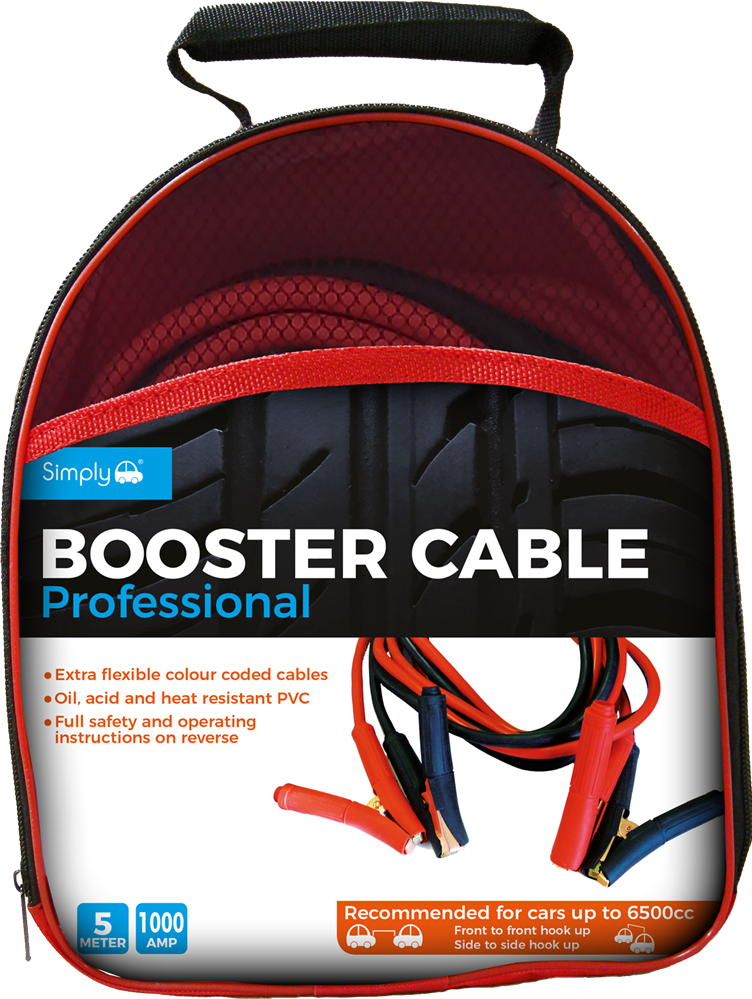 SP1000 Simply Auto 1000Amp 5Mtr Proffessional Jump Leads