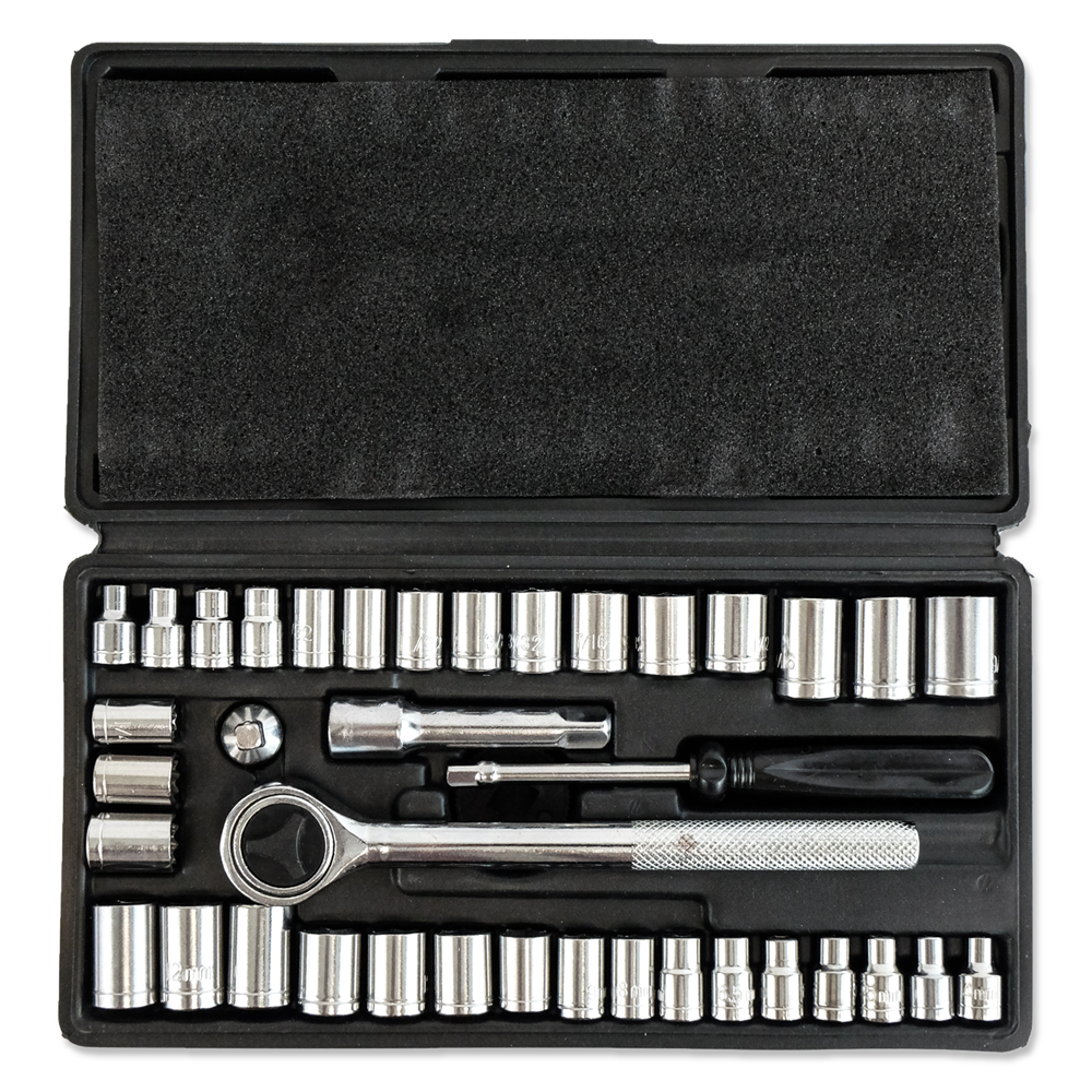 Simply Tools 40pc 1/4 & 3/8 Inch Cdrive Socket Set