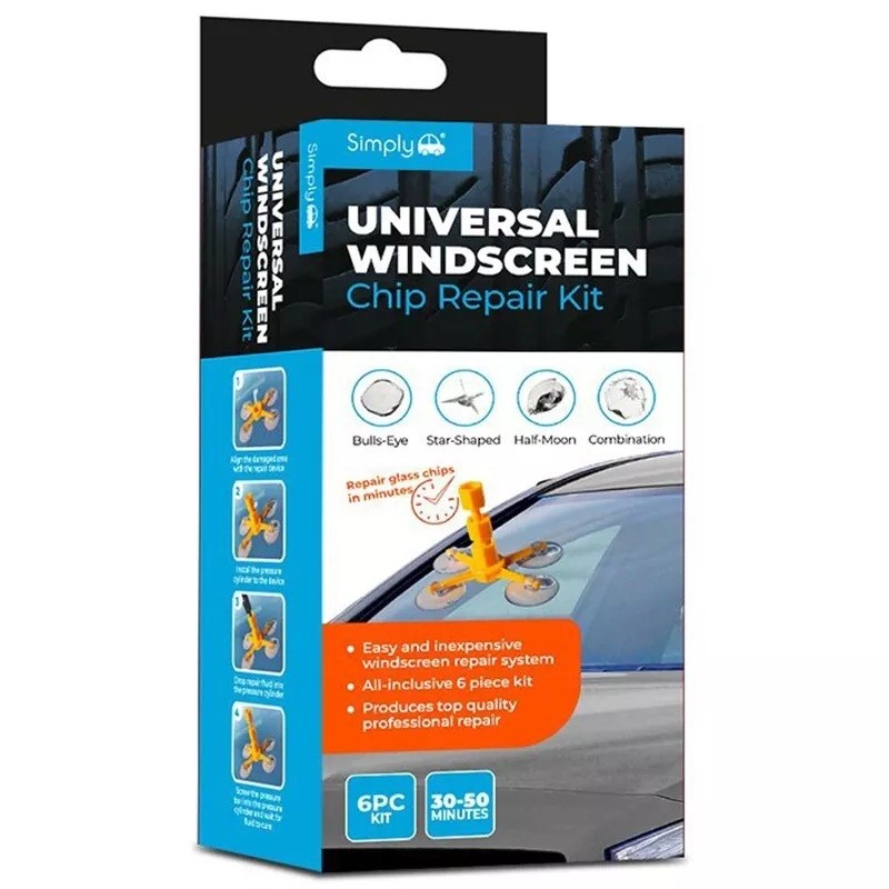Simply XWINDRK Universal Windscreen Chip Repair Kit