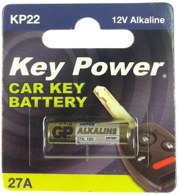 Key Power 27A Car Alarm Fob Battery Replacement Long Life Single