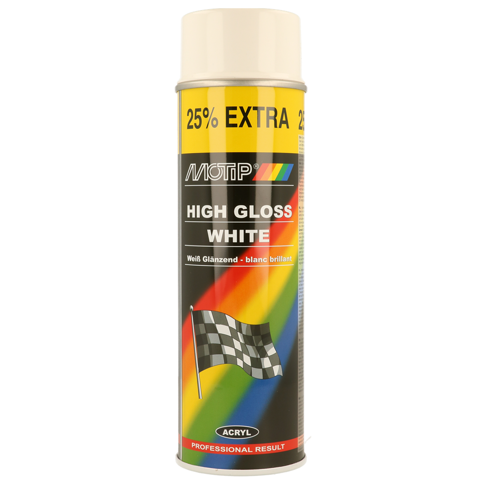 Motip M04004 Gloss Paint White 500ml