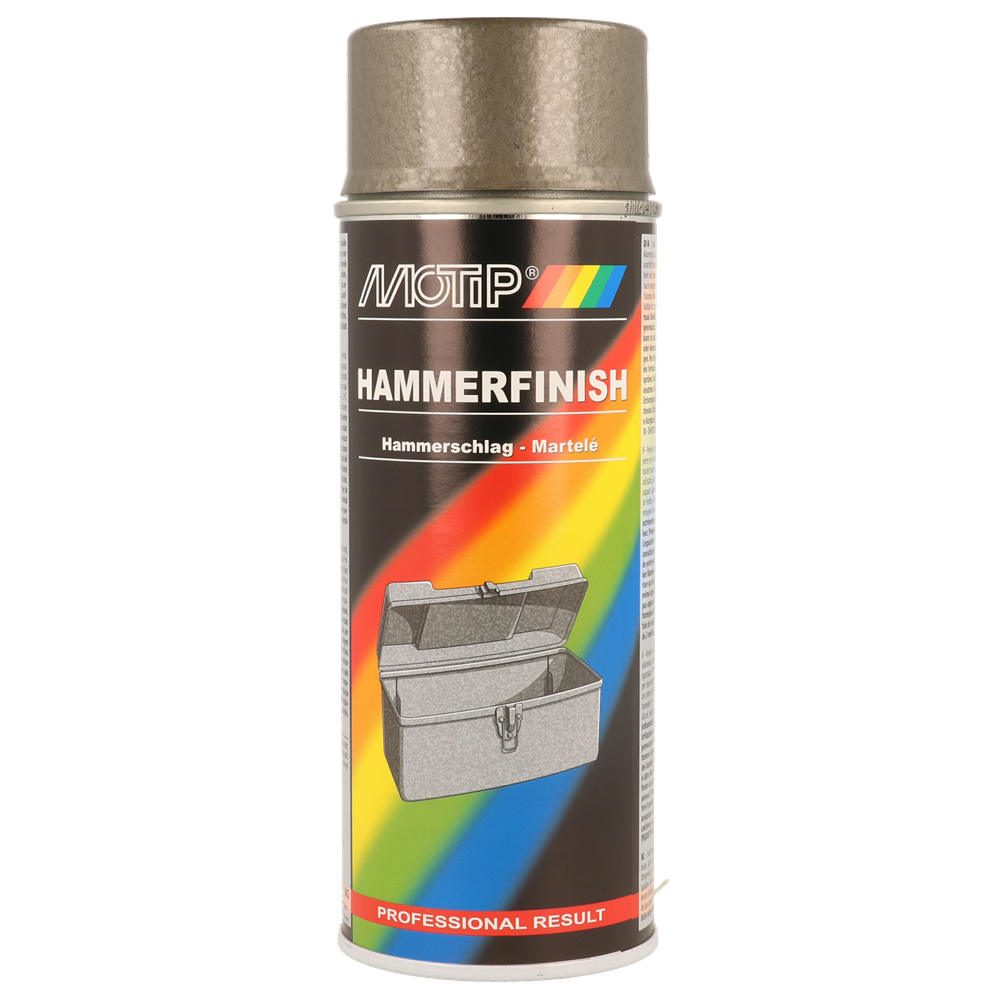 Motip M04014 Hammer Finish Paint grey 400ml
