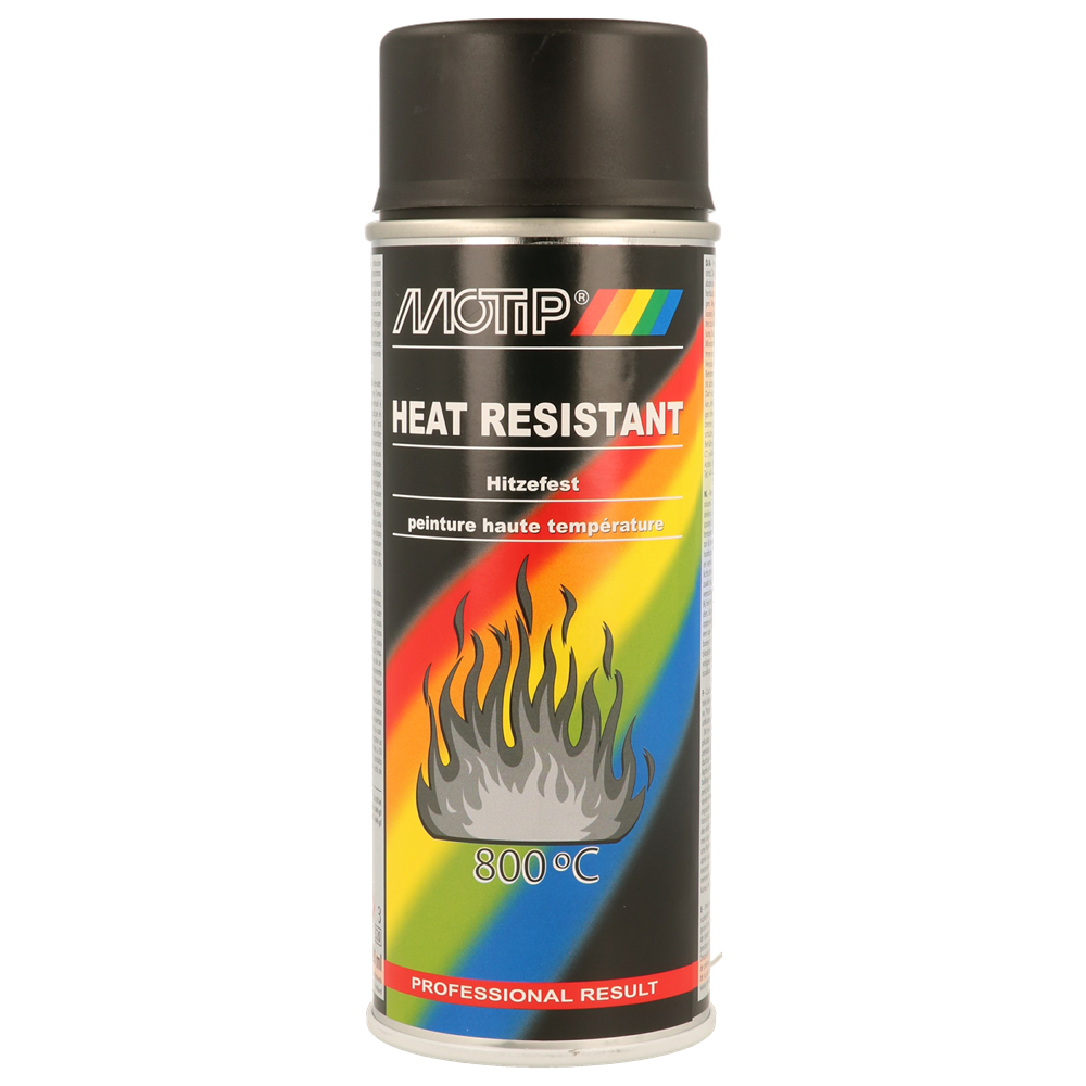 Motip M04031 Heat / Petrol Resistant Paint black 400ml