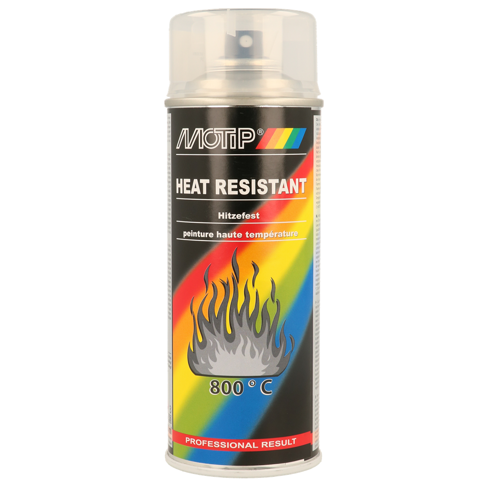 Motip M04033 Heat / Petrol Resistant Paint clear varnish 400ml
