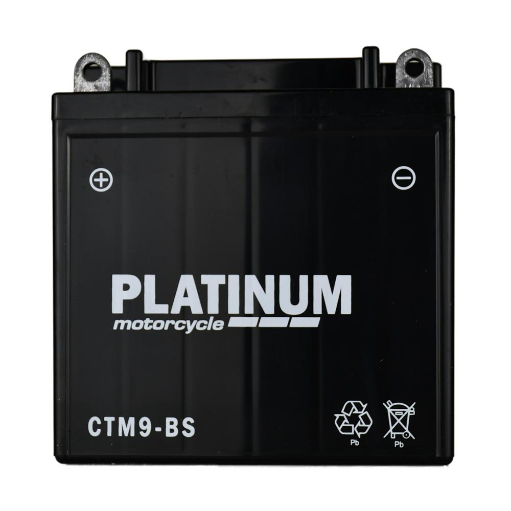 Platinum CTM9-BS, 12Volt 9Ah Motorbike Battery 100CCA