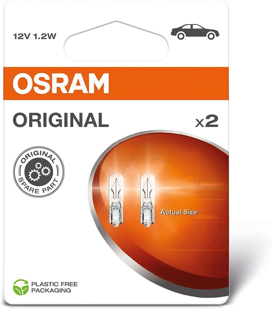 2721-2BL 1,2W 12V W2X4.6D OSRAM