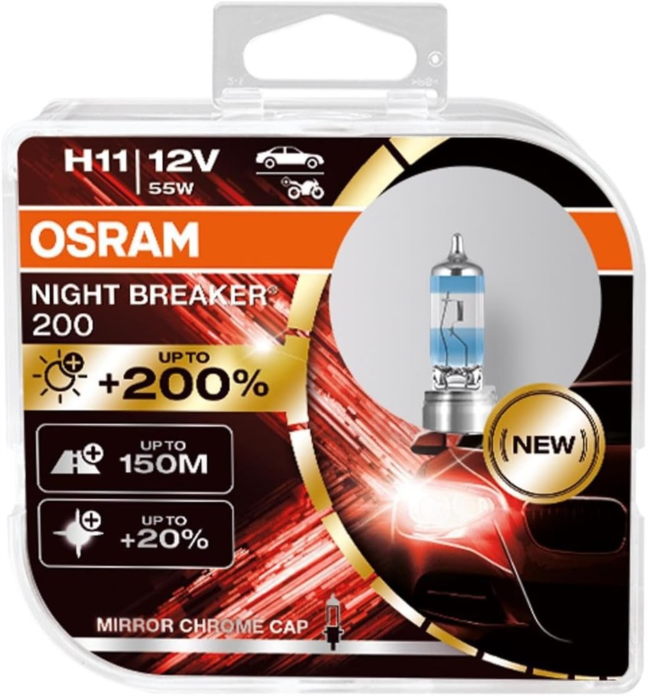 Osram 64211NB200-HCB 12V 55W H11 Pgj19-2 Nb200