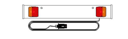 Ring RCT830/P 12V Trailer Towing 3' Trailer Board 4M Cable Single