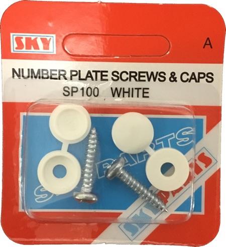 Skyparts SP100 Number Plate Screw & Cap