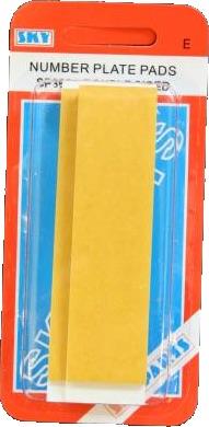 Skyparts SP360 Number Plate Pads