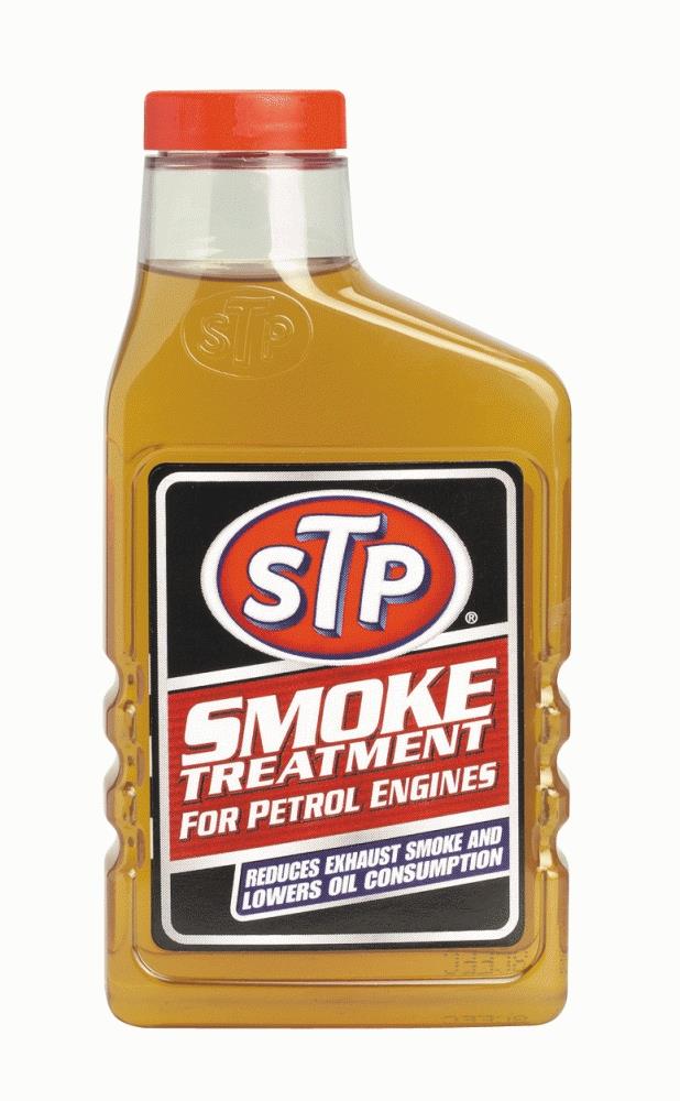 STP Smoke Treatment 450ml Petrol Engine Oil Additive Exhaust Stop Smoke