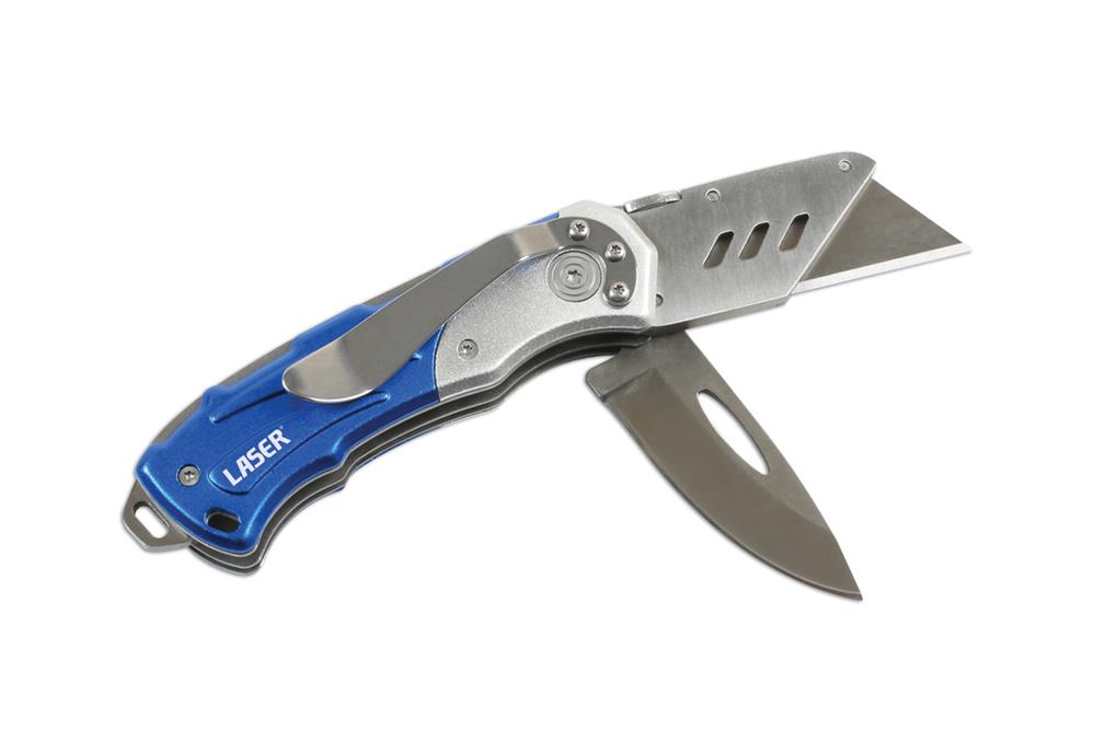 Laser 5658 Twin Blade Mechanics Knife