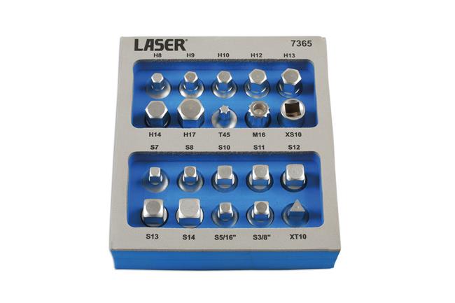 Laser 7365 Sump Plug Key Set 3/8