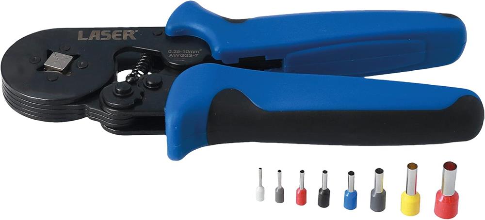 Laser 8592 Wire Ferrule Crimp Connector & Plier Set