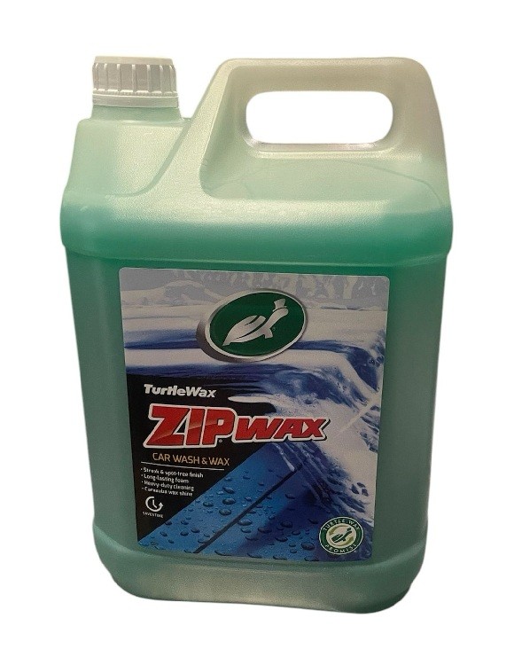Turtle Wax 52824 Zip Wax Car Wash & Wax 5 Litre Single