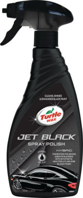 Turtle Wax 53140 Jet Black Spray Polish 500ml Trigger Spray