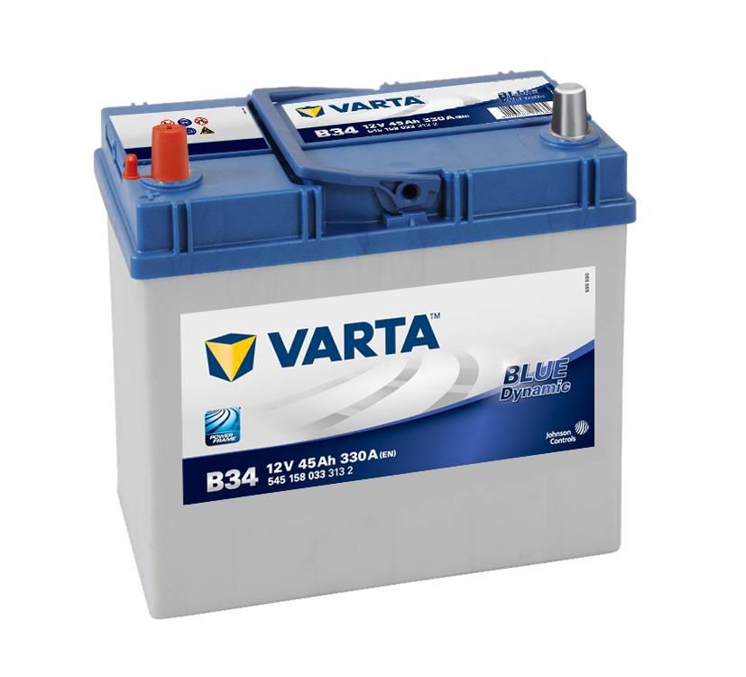 Varta B34 Honda Toyota Hyundai 12v Volt 45Ah 330CCA 057   3yr Warranty Battery
