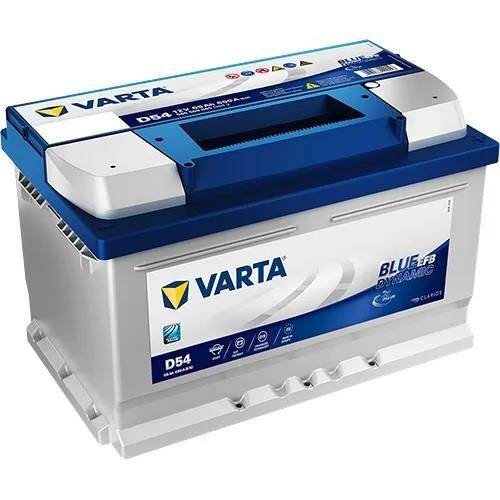 Varta D54 100EFB 12 Volt 65 Ah 650 CCA   Start Stop EFB 3yr Warranty Battery