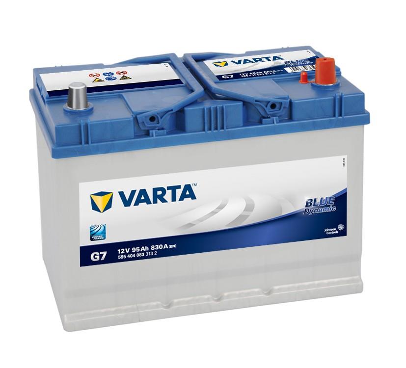 Varta G7 Toyota Mazda 12v Volt 95Ah 830CCA 335 / 249H  3yr Warranty Battery