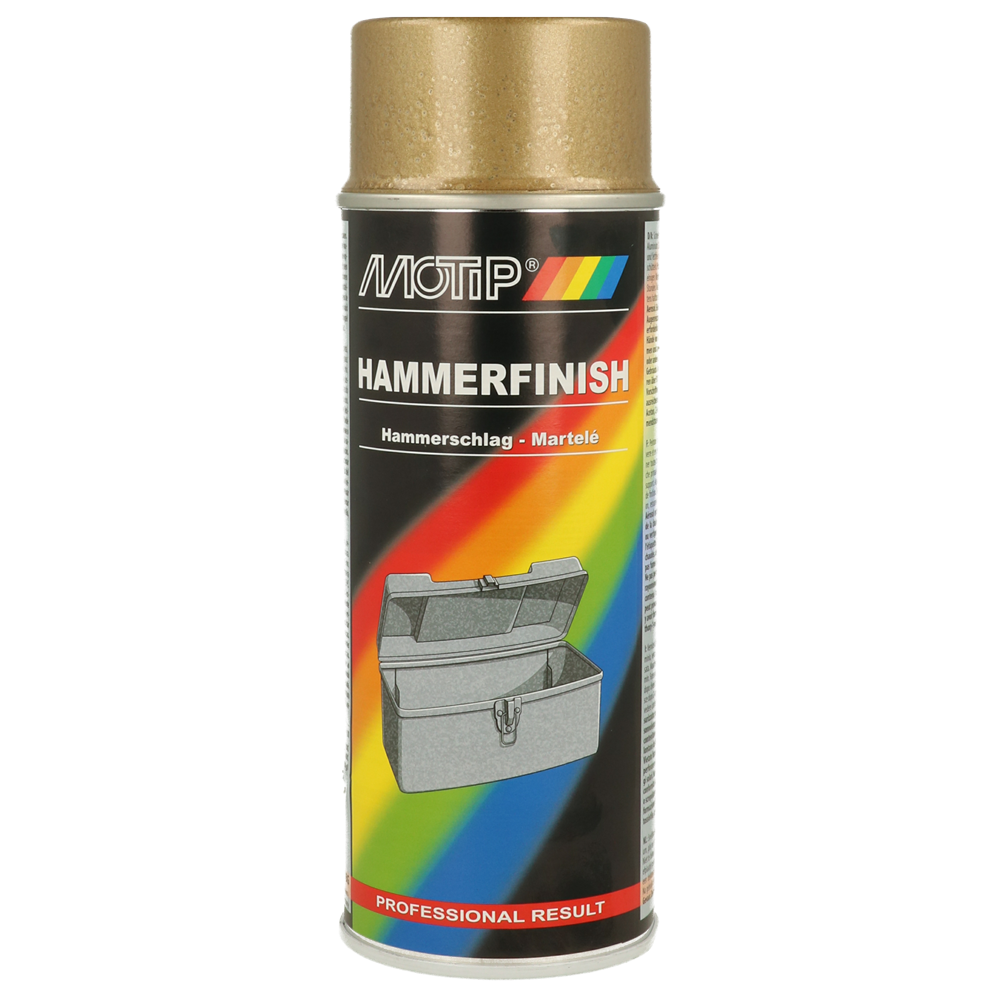 Motip M04015 Hammer Finish Paint gold 400ml