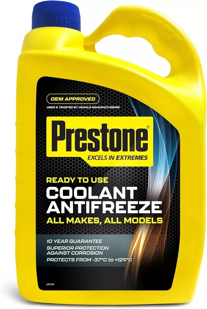 Prestone Ready To Use Antifreeze/Coolant Universal 4L
