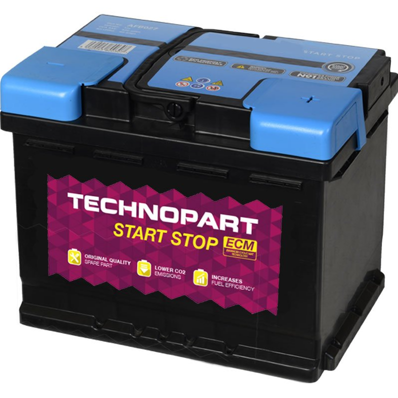 Technopart AFB 031 Start Stop Car Battery 80Ah 640cca 2 Year RTB Wty