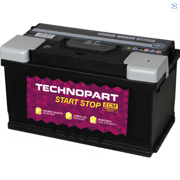 Technopart ECM/AFB CAR Battery AFB110 - 75Ah 730cca